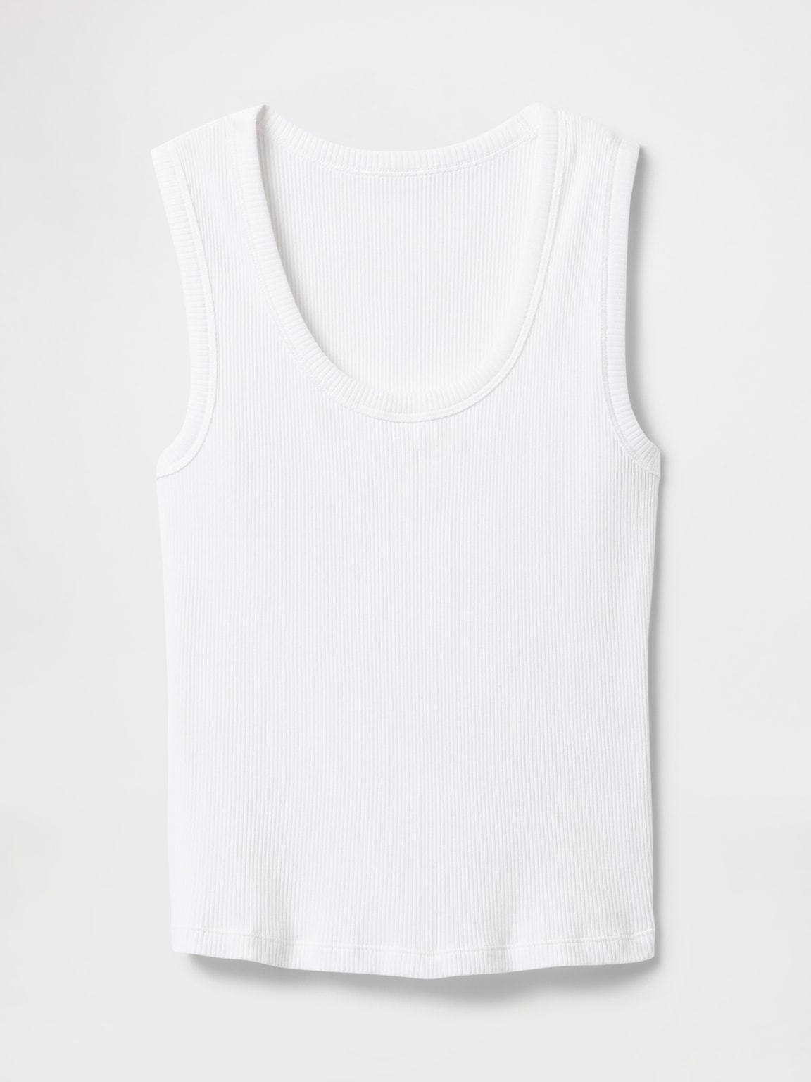 Rib Scoop Tank Top