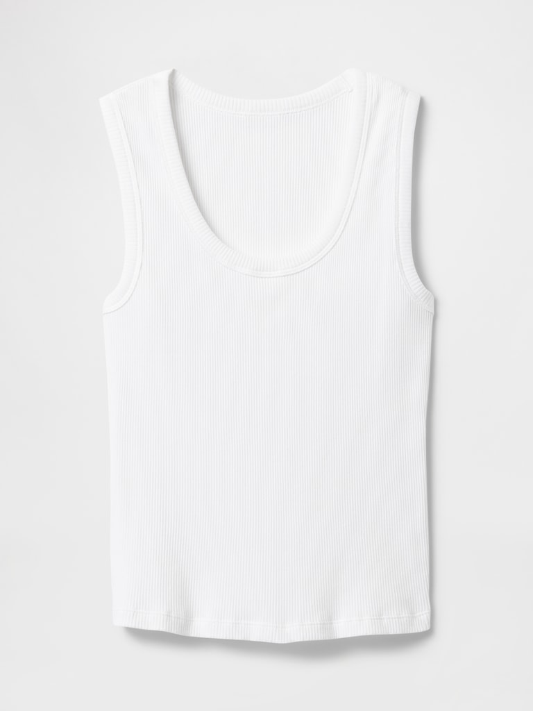 Rib Scoop Tank Top