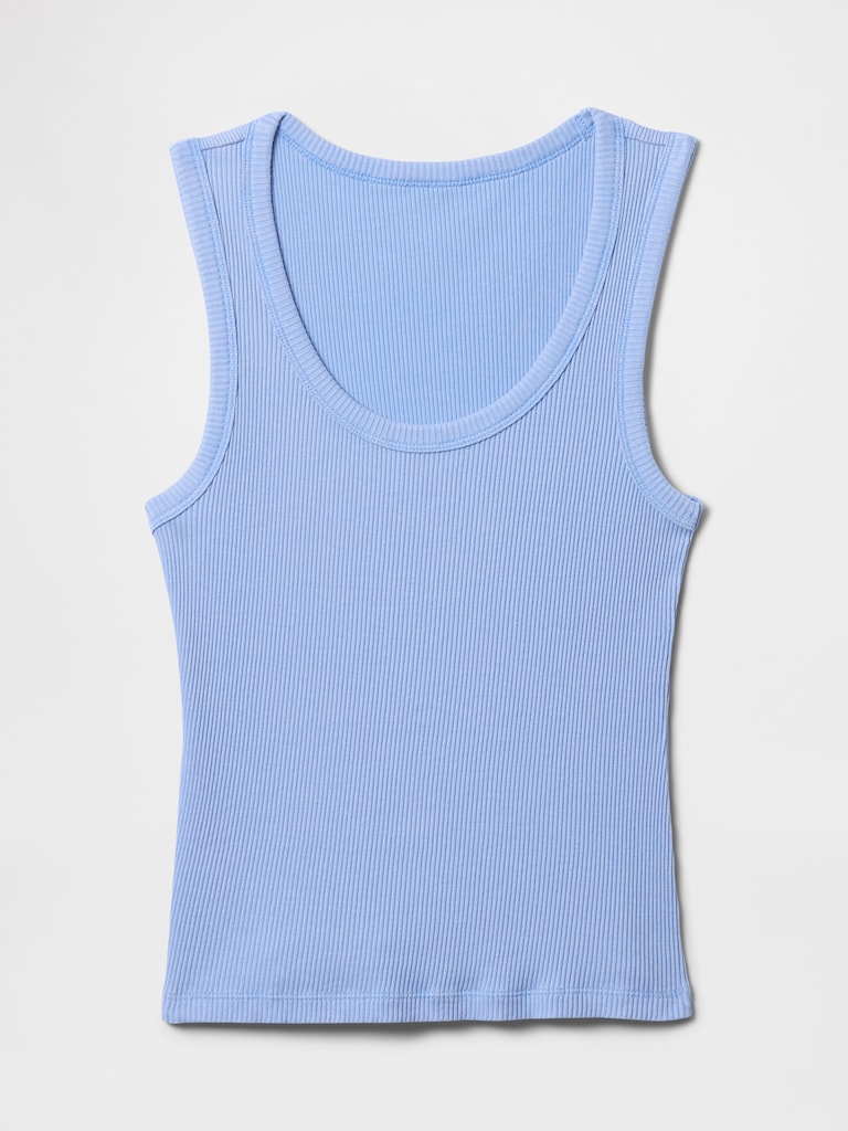 Rib Scoop Tank Top