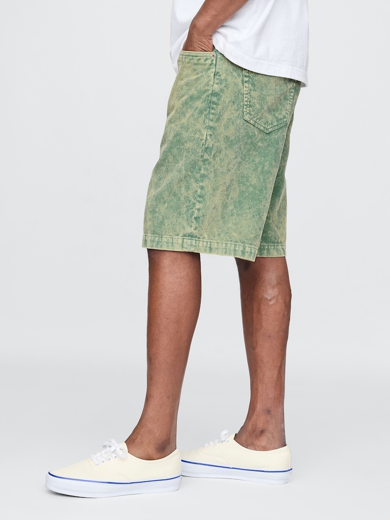 Washed Corduroy Shorts