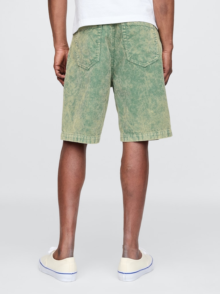 Washed Corduroy Shorts