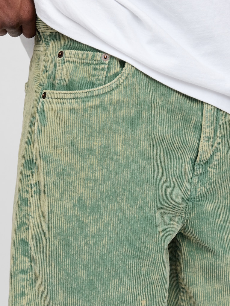 Washed Corduroy Shorts