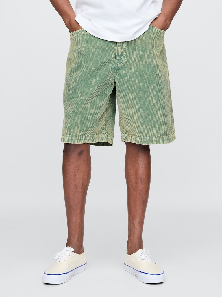 Washed Corduroy Shorts