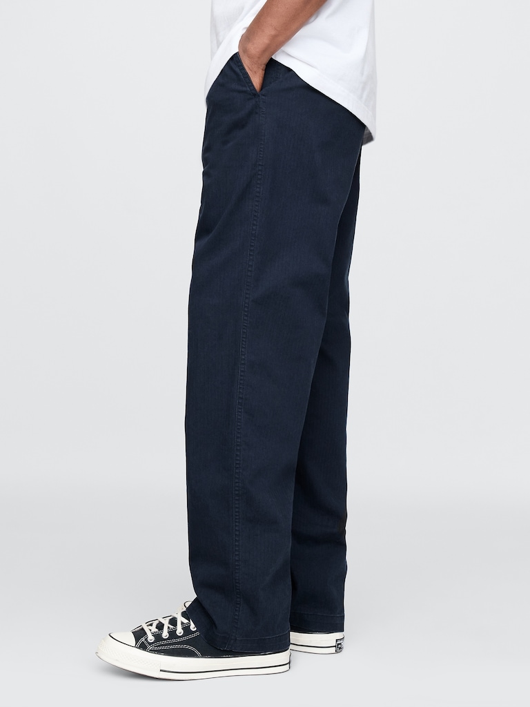 Modern '90s Loose Herringbone Khakis