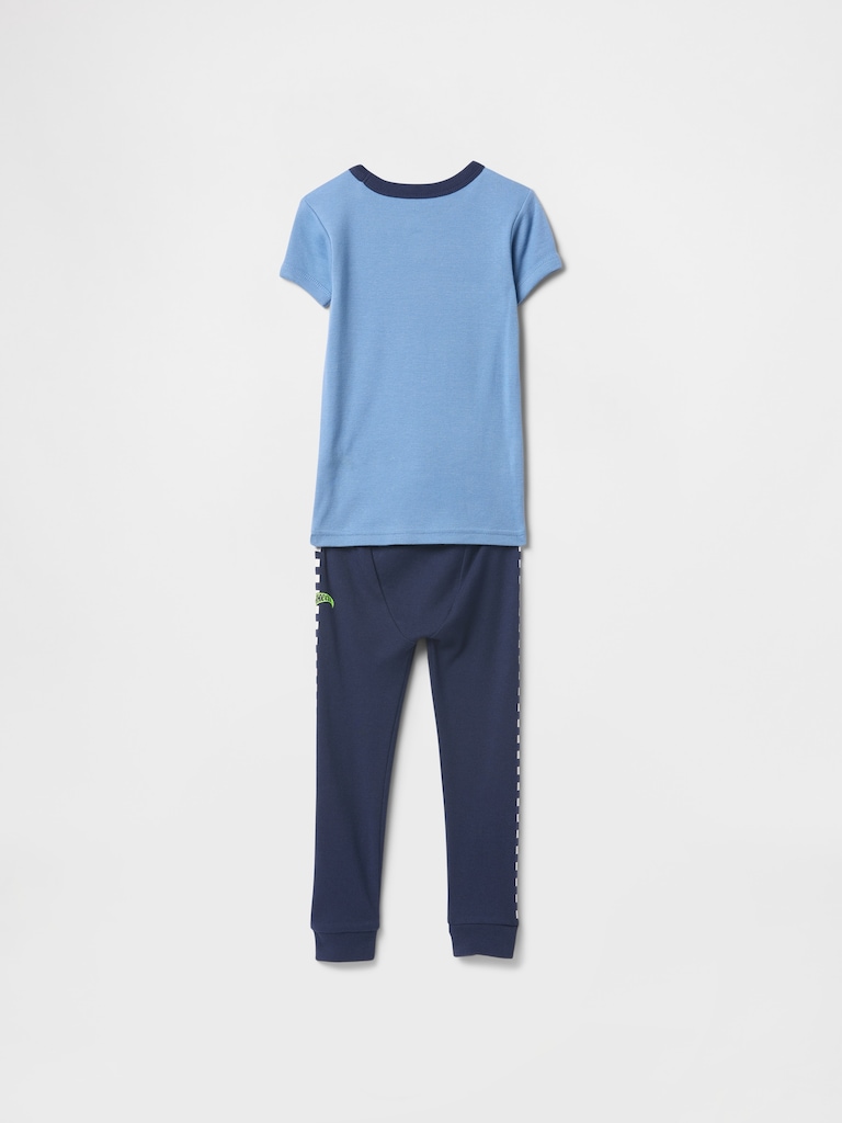Baby & Toddler Organic Brushed Cotton Hot Wheels PJ Set