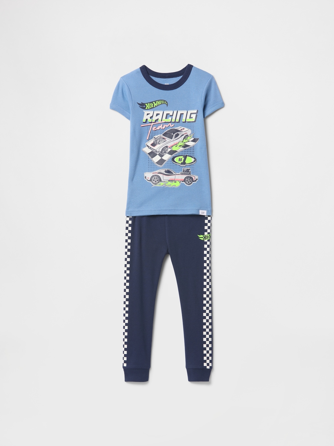 Baby & Toddler Organic Brushed Cotton Hot Wheels PJ Set