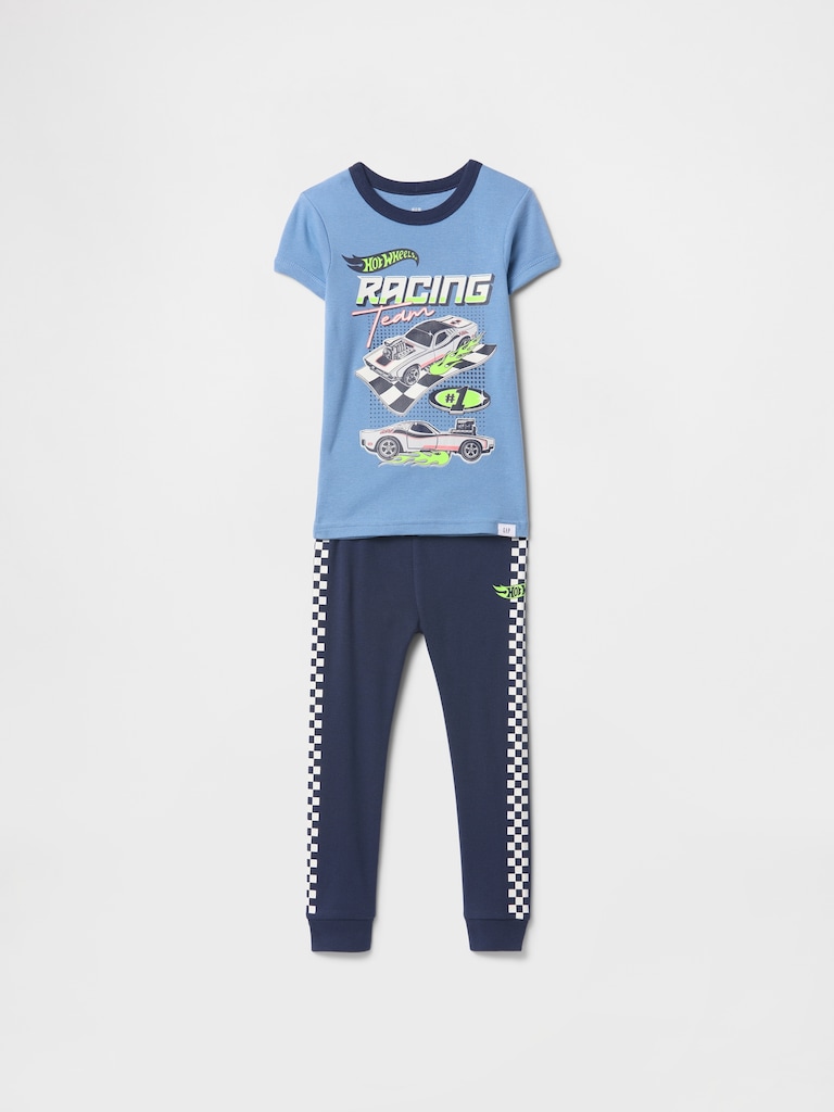 Baby & Toddler Organic Brushed Cotton Hot Wheels PJ Set
