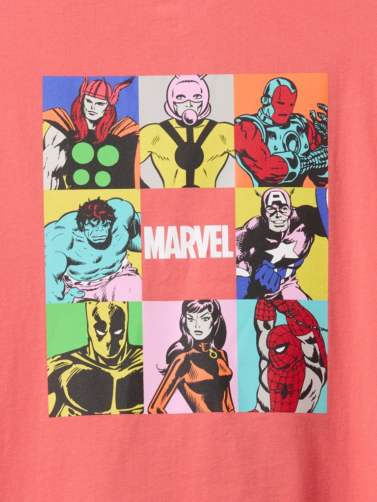 Marvel Avengers Everyday Soft Relaxed Graphic T-Shirt