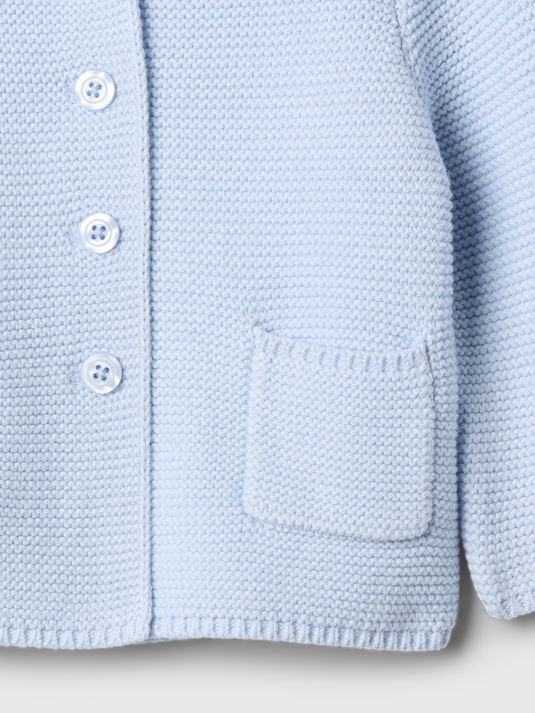 Baby Bear Garter Cardigan