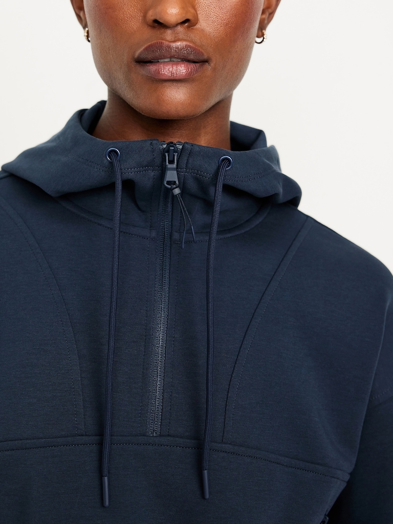Dynamic Fleece Half-Zip Hoodie Sweatshirt