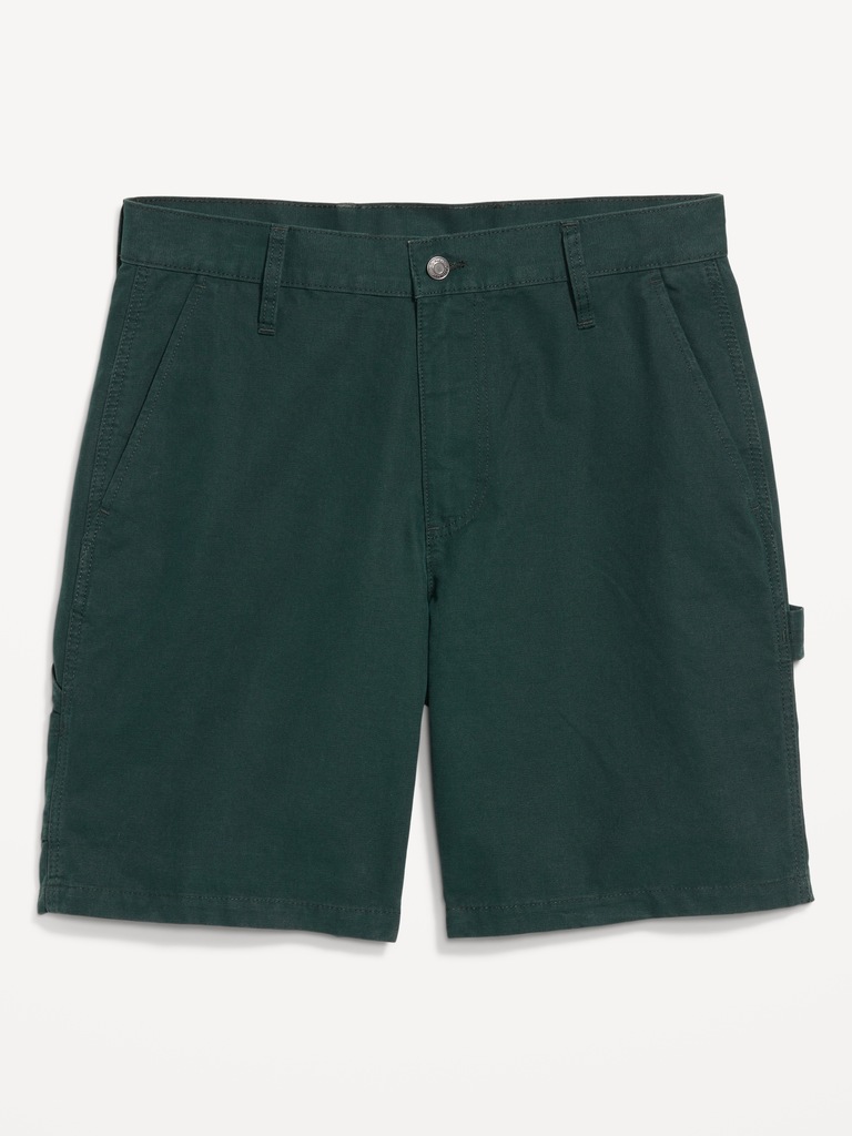 Loose Twill Carpenter Shorts -- 9-inch inseam