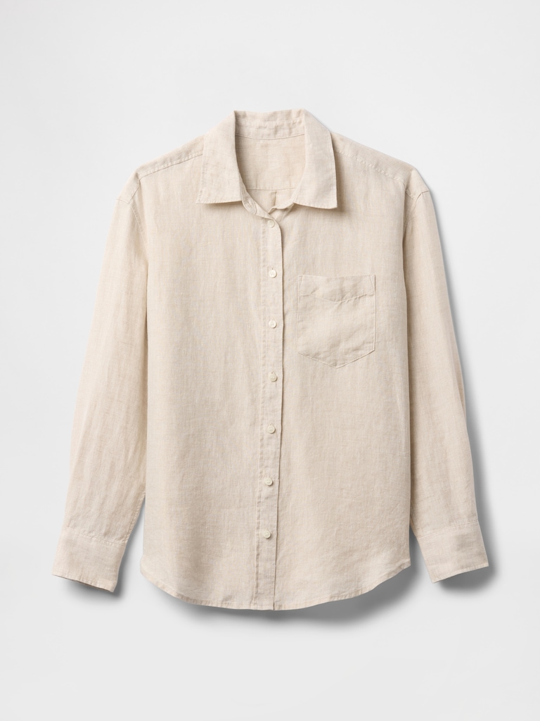 100% Linen Oversized Shirt