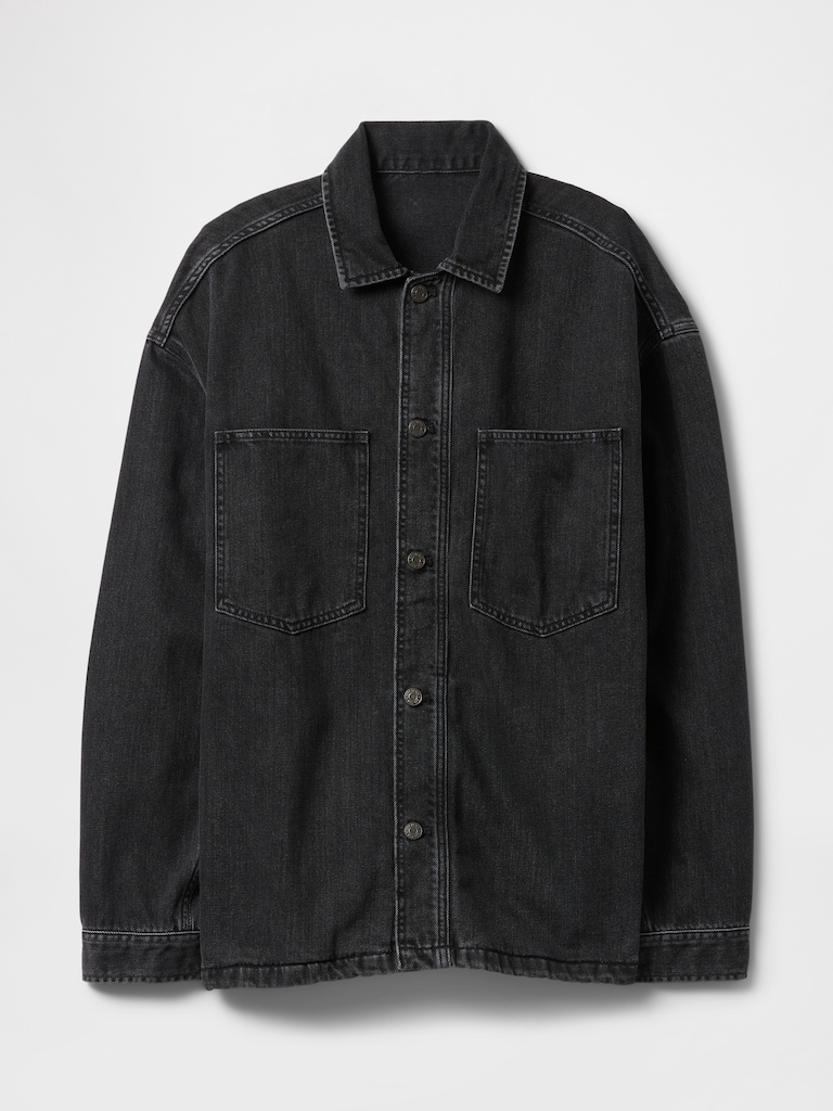 Oversized SuperSoft Utility Shirt Jacket