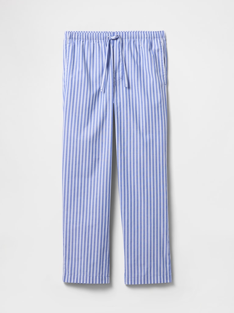 Relaxed Poplin PJ Pants