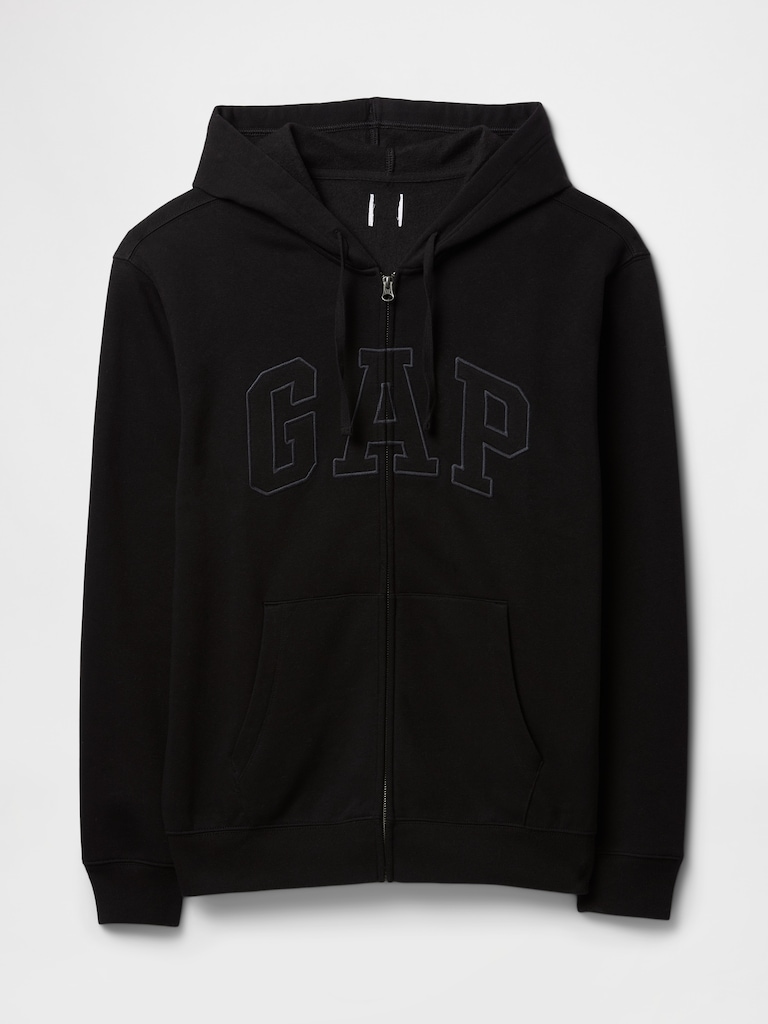 Relaxed Gap Logo Zip Hoodie