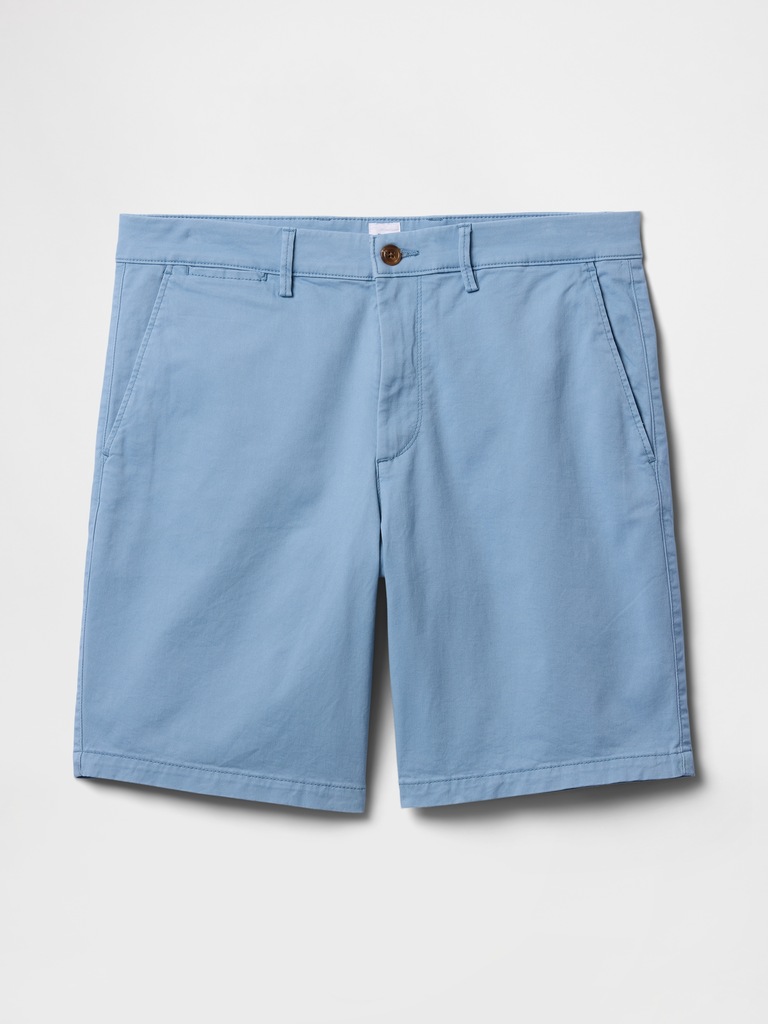 9" Essential Khaki Shorts