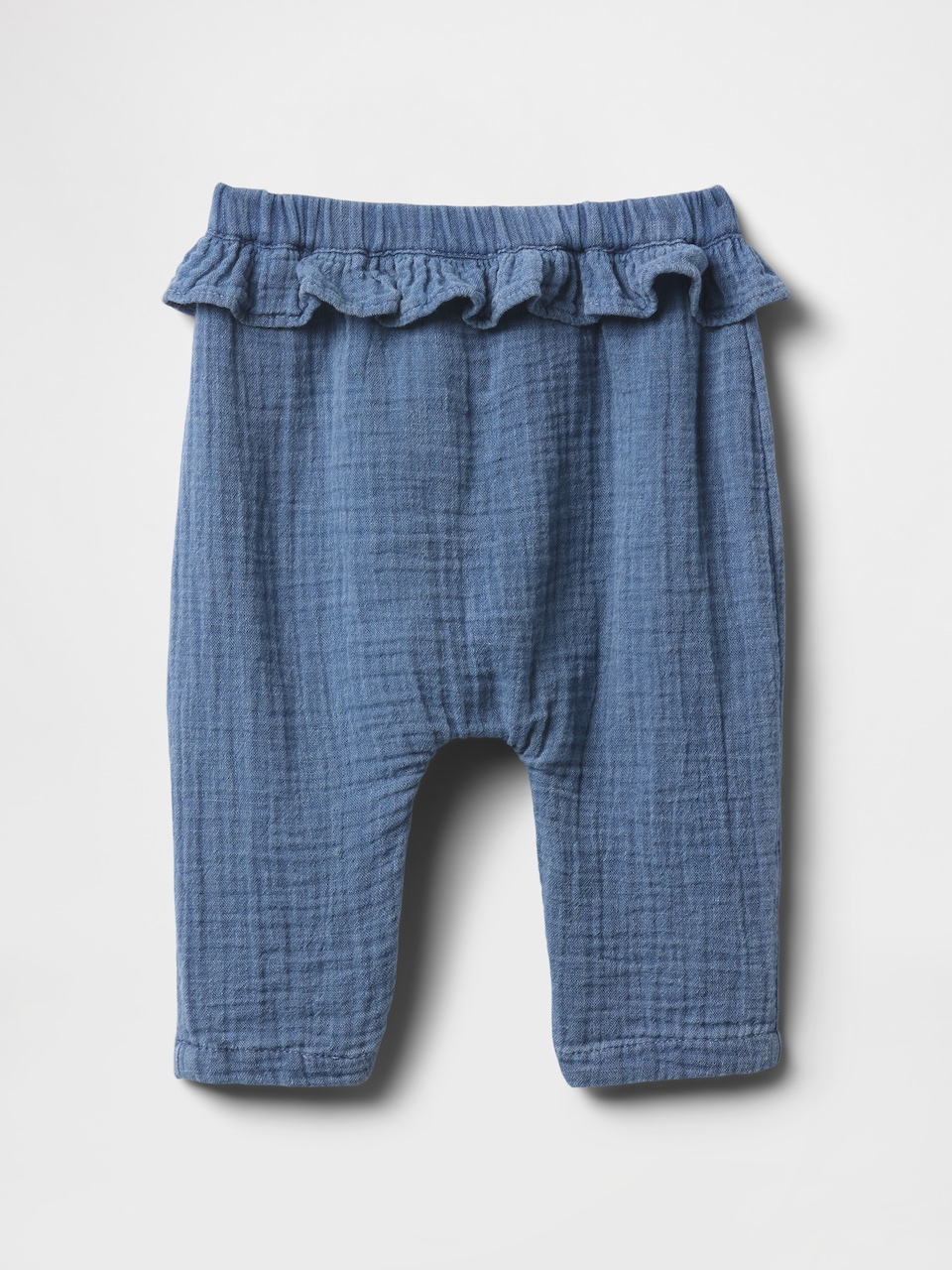 Baby Crinkle Gauze Ruffle Pants