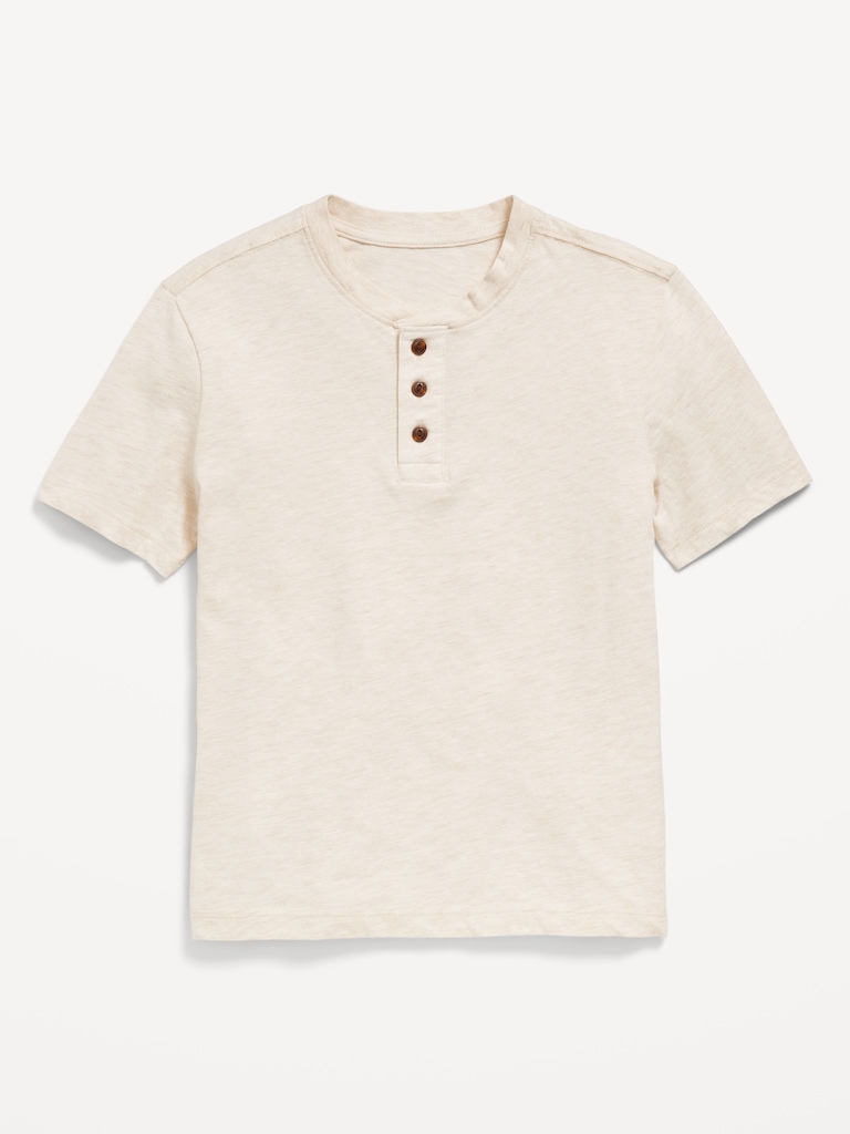 Short-Sleeve Henley T-Shirt for Boys