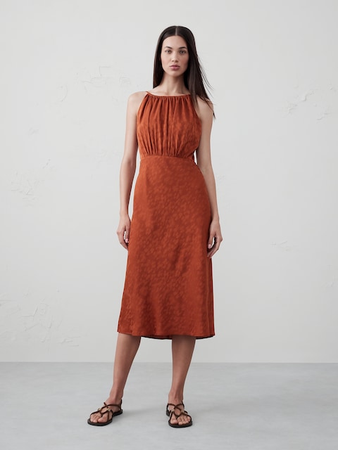 Women's Orange Dresses | Banana Republic Factory