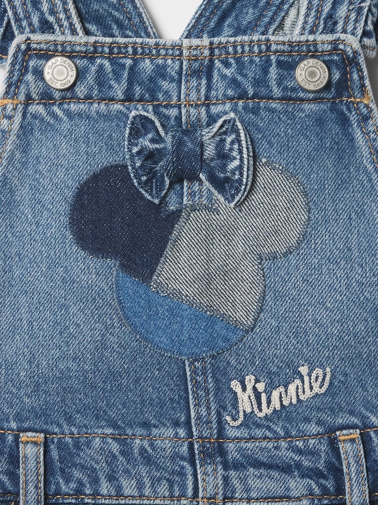 Gap × Disney Baby & Toddler Denim Shortalls