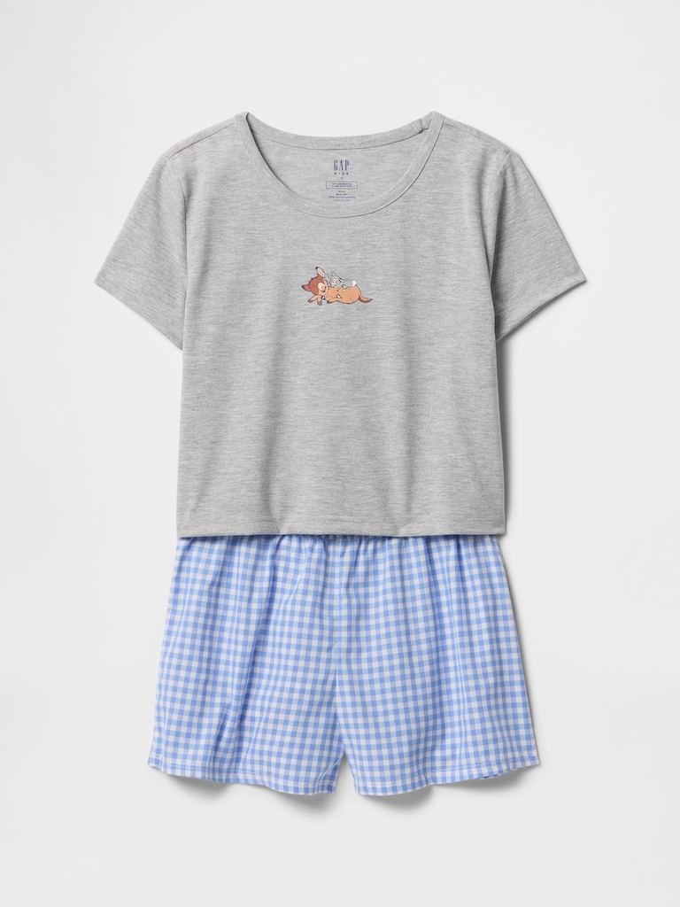 Gap × Disney Kids Recycled PJ Short Set