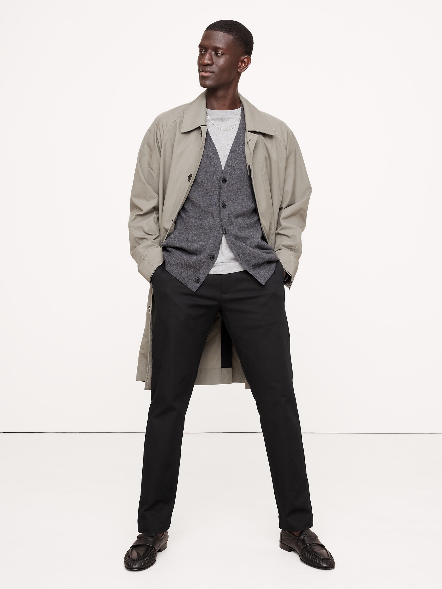 Leather Moc-Toe Loafer