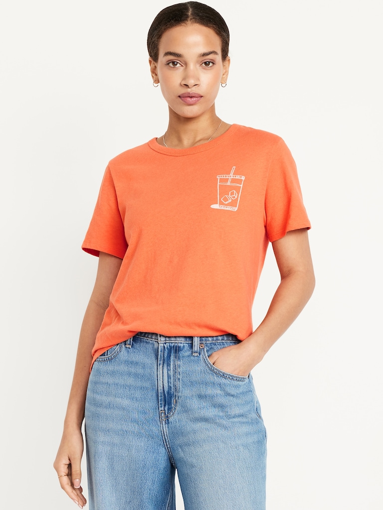 EveryWear Crew-Neck Graphic T-Shirt