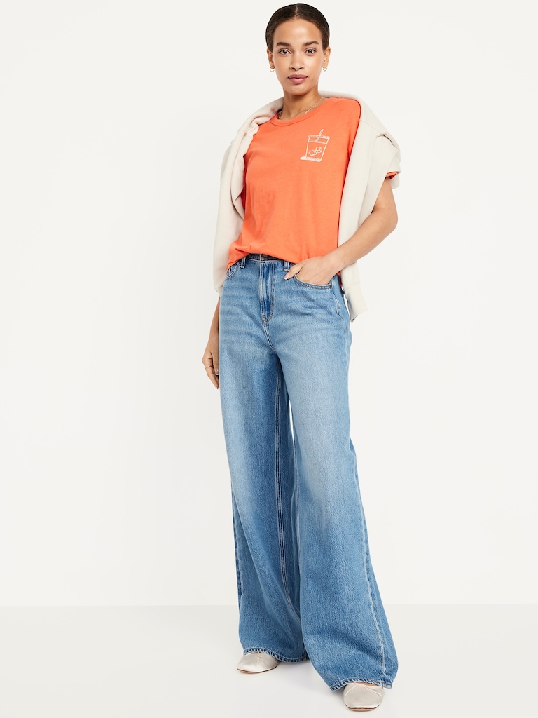 EveryWear Crew-Neck Graphic T-Shirt