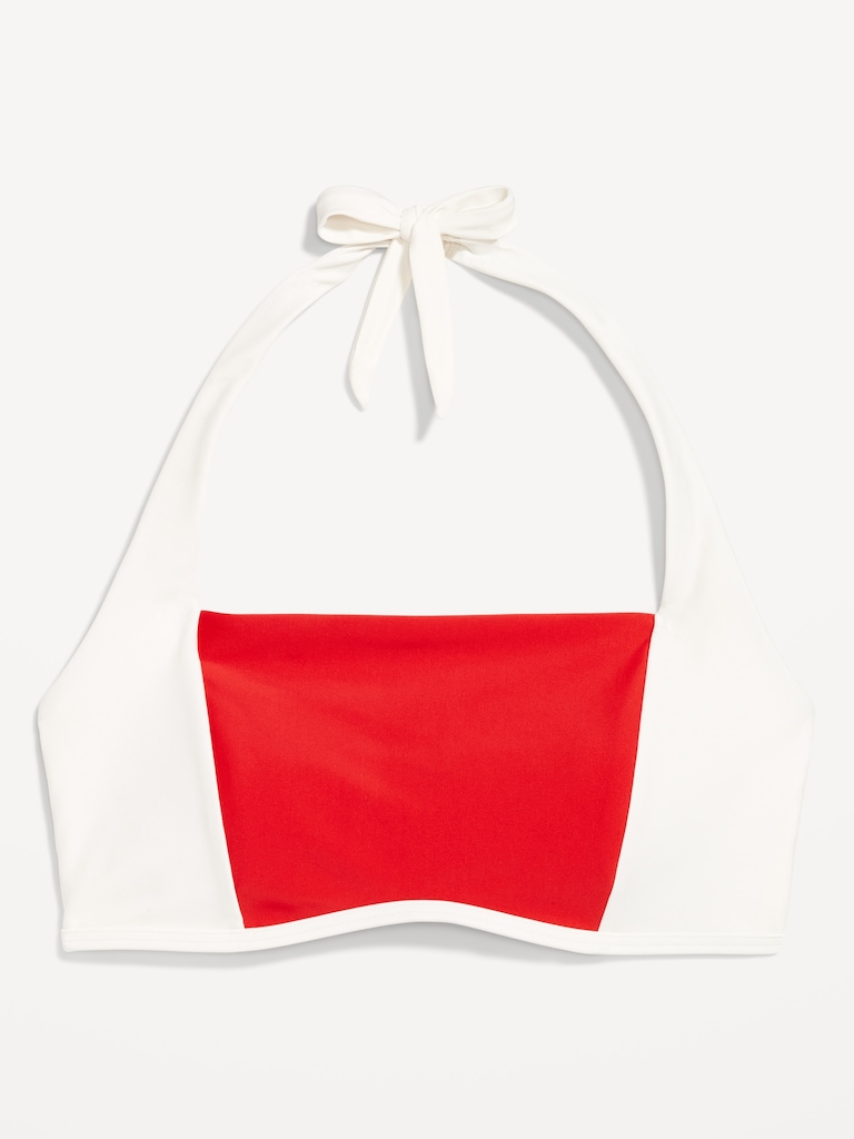 Matte Halter Swim Top