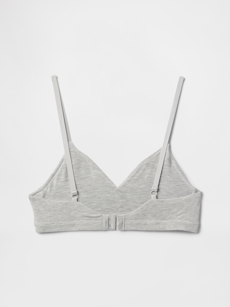Modal Rib Triangle Bralette