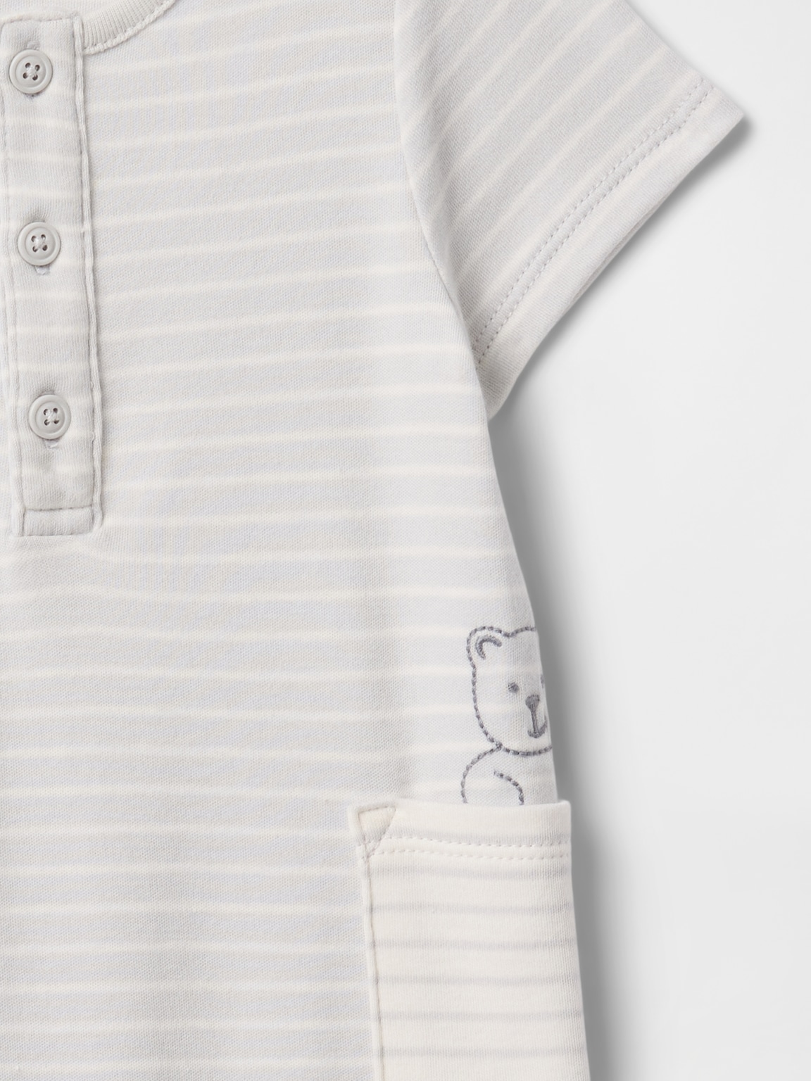 Baby Supima® Pocket Shorty One-Piece