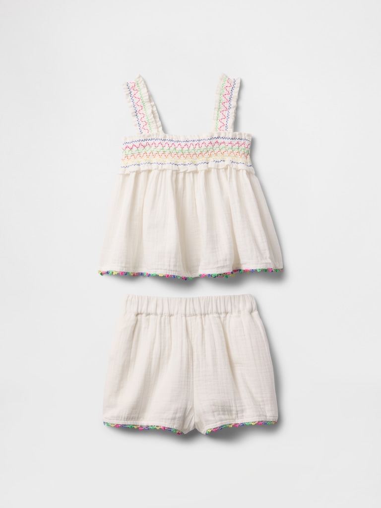Baby & Toddler Crinkle Gauze Outfit Set