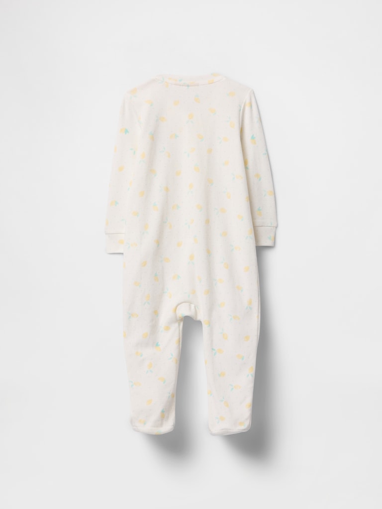 Baby Print Two-Way Zip One-Piece