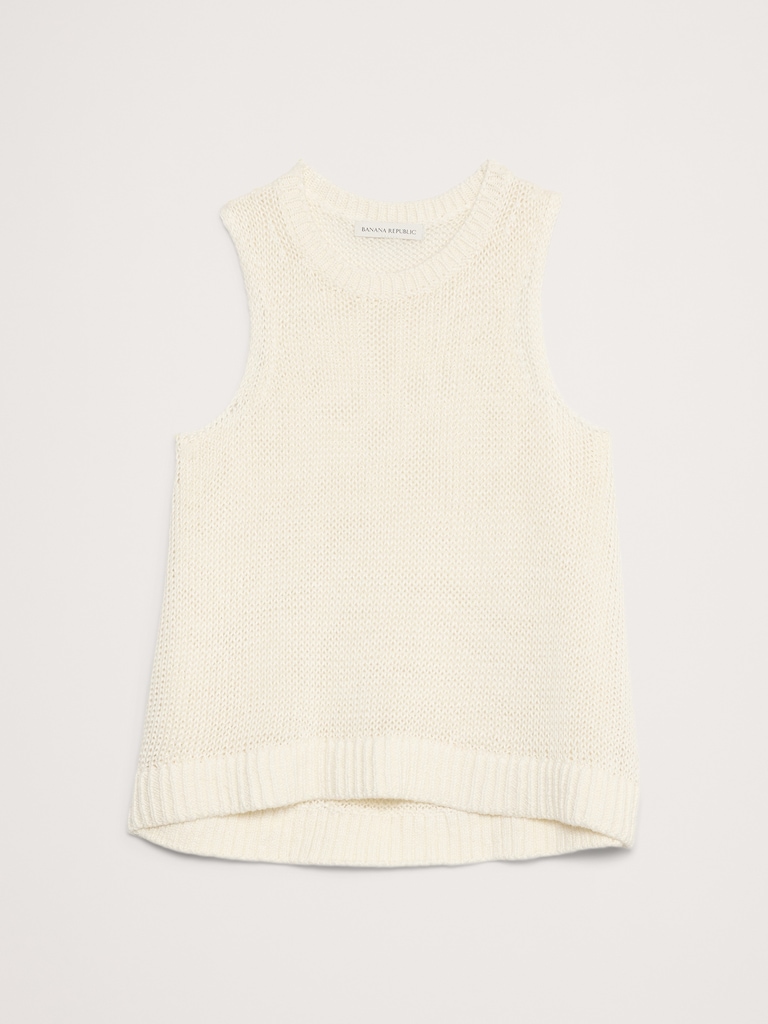 Heirloom Linen Sweater Tank
