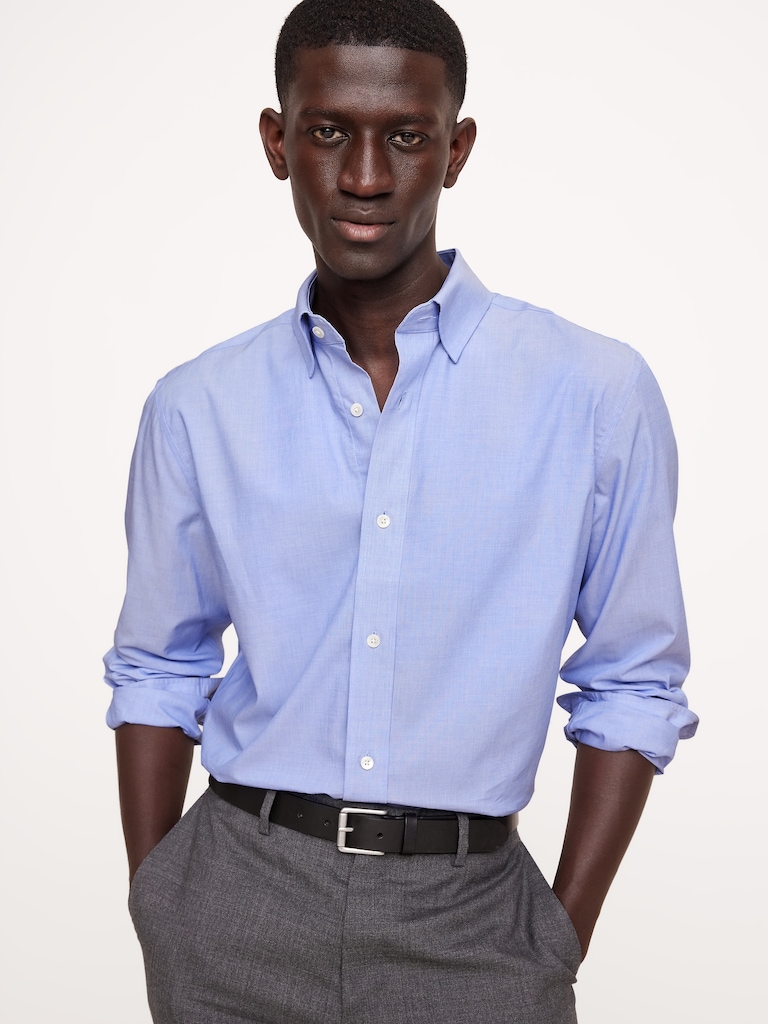 Standard-Fit Wrinkle-Resistant Dress Shirt