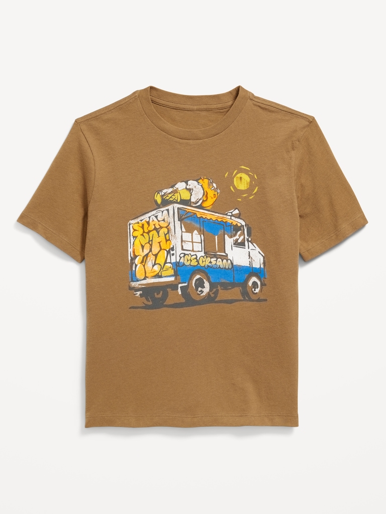 T-shirt à imprimé à manches courtes pour garçon