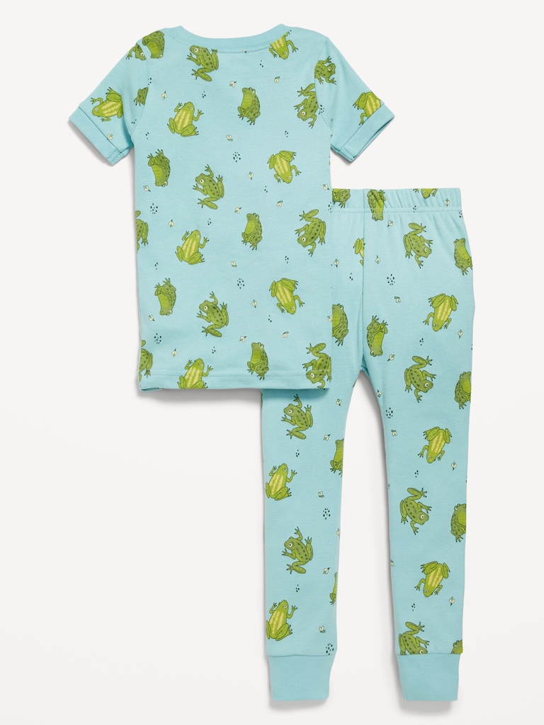 Unisex Snug-Fit Printed Pajama Set for Toddler & Baby