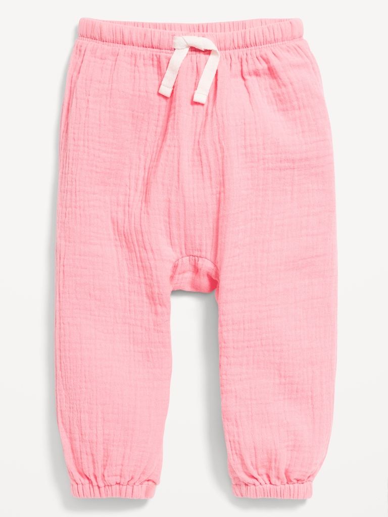 Double-Weave Jogger Pants for Baby