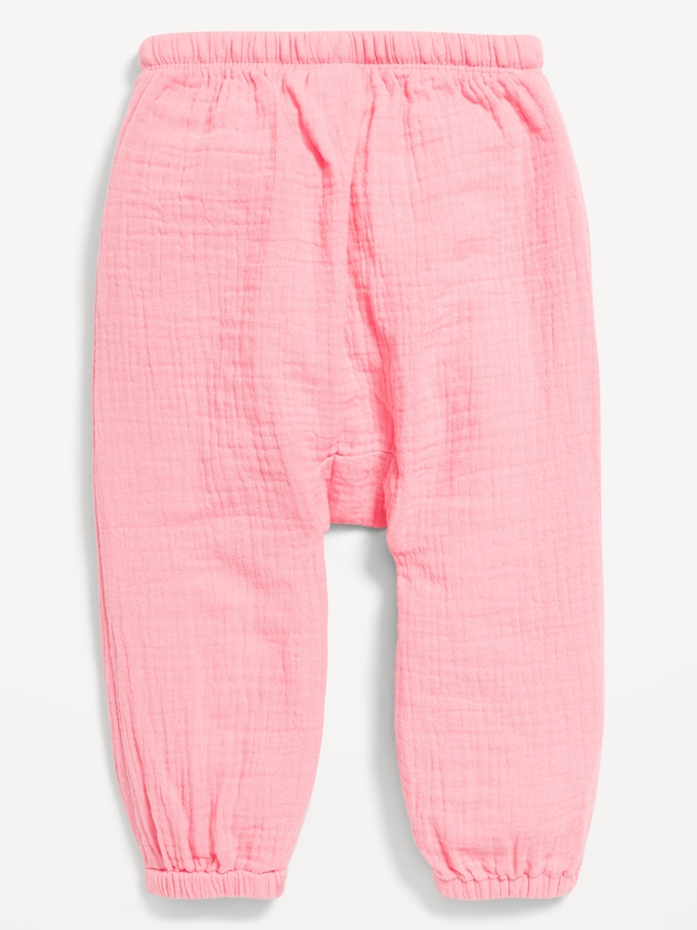 Double-Weave Jogger Pants for Baby