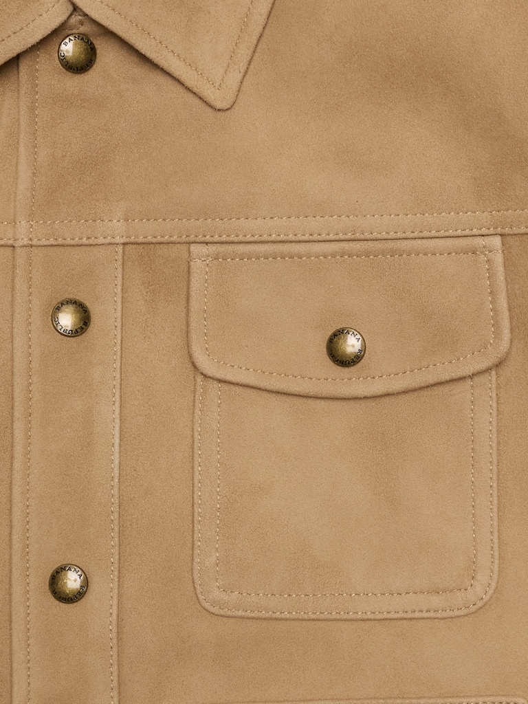 Suede Trucker Jacket