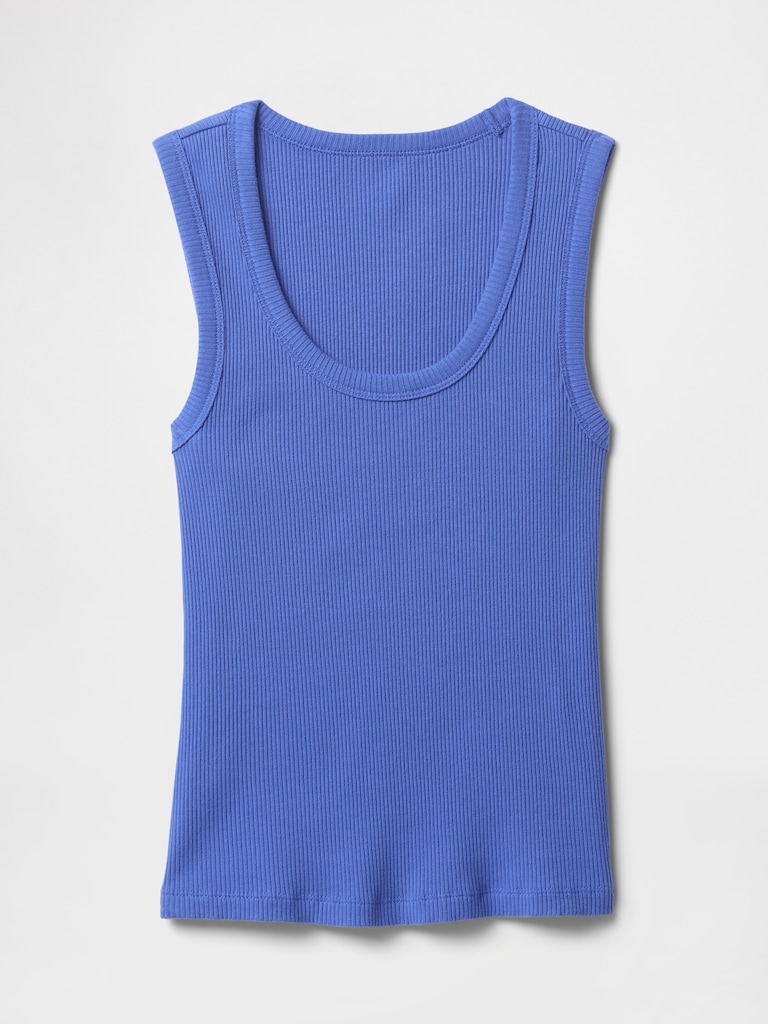 Rib Scoop Tank Top