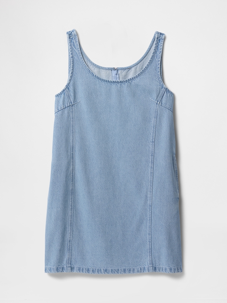 UltraSoft Denim Mini Shift Dress