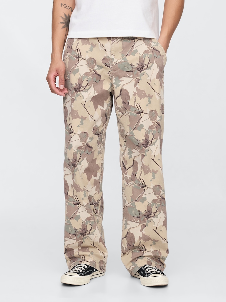 Twill Camo Utility Khakis