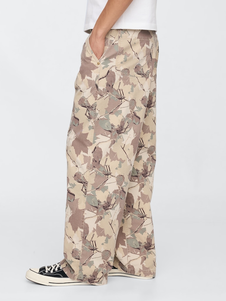 Twill Camo Utility Khakis