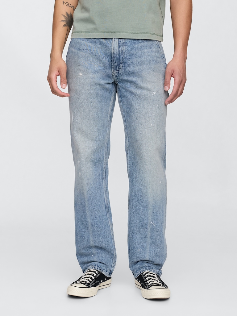 Rigid Straight Carpenter Jeans