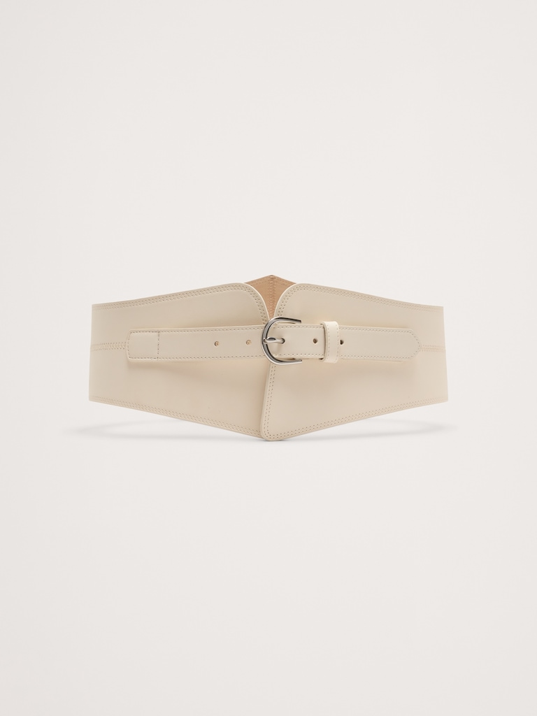 Leather Corset Waist Belt