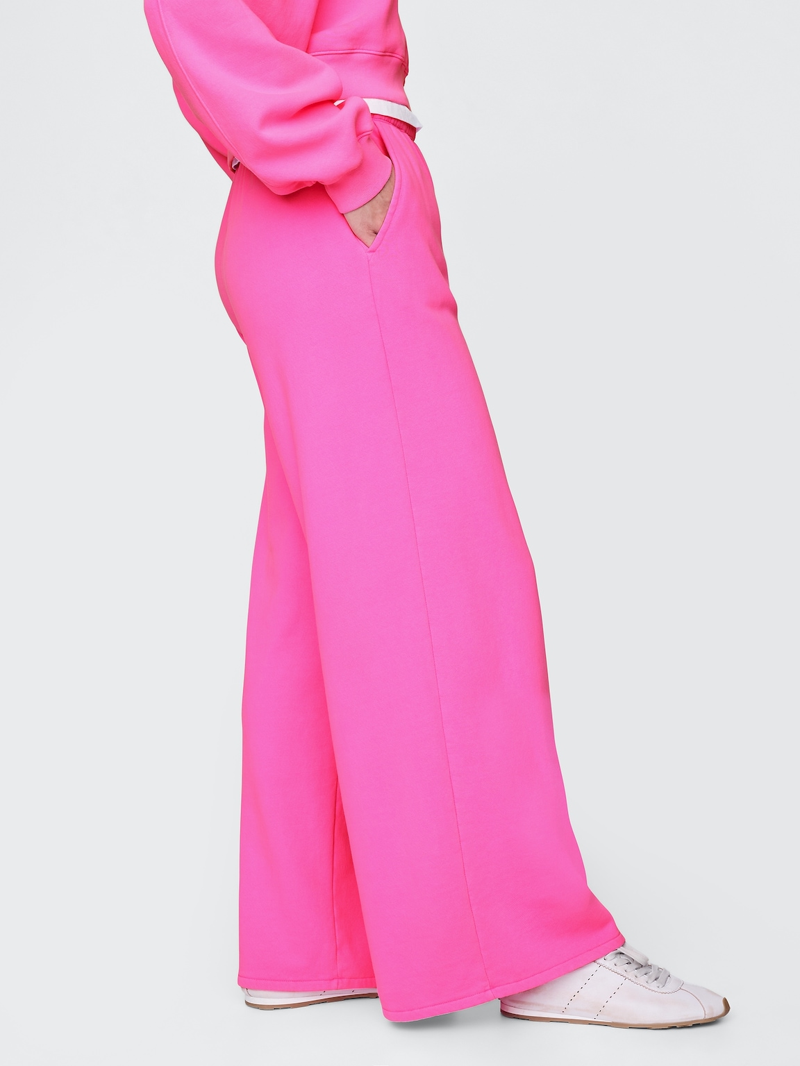 VintageSoft Baggy Wide-Leg Sweatpants