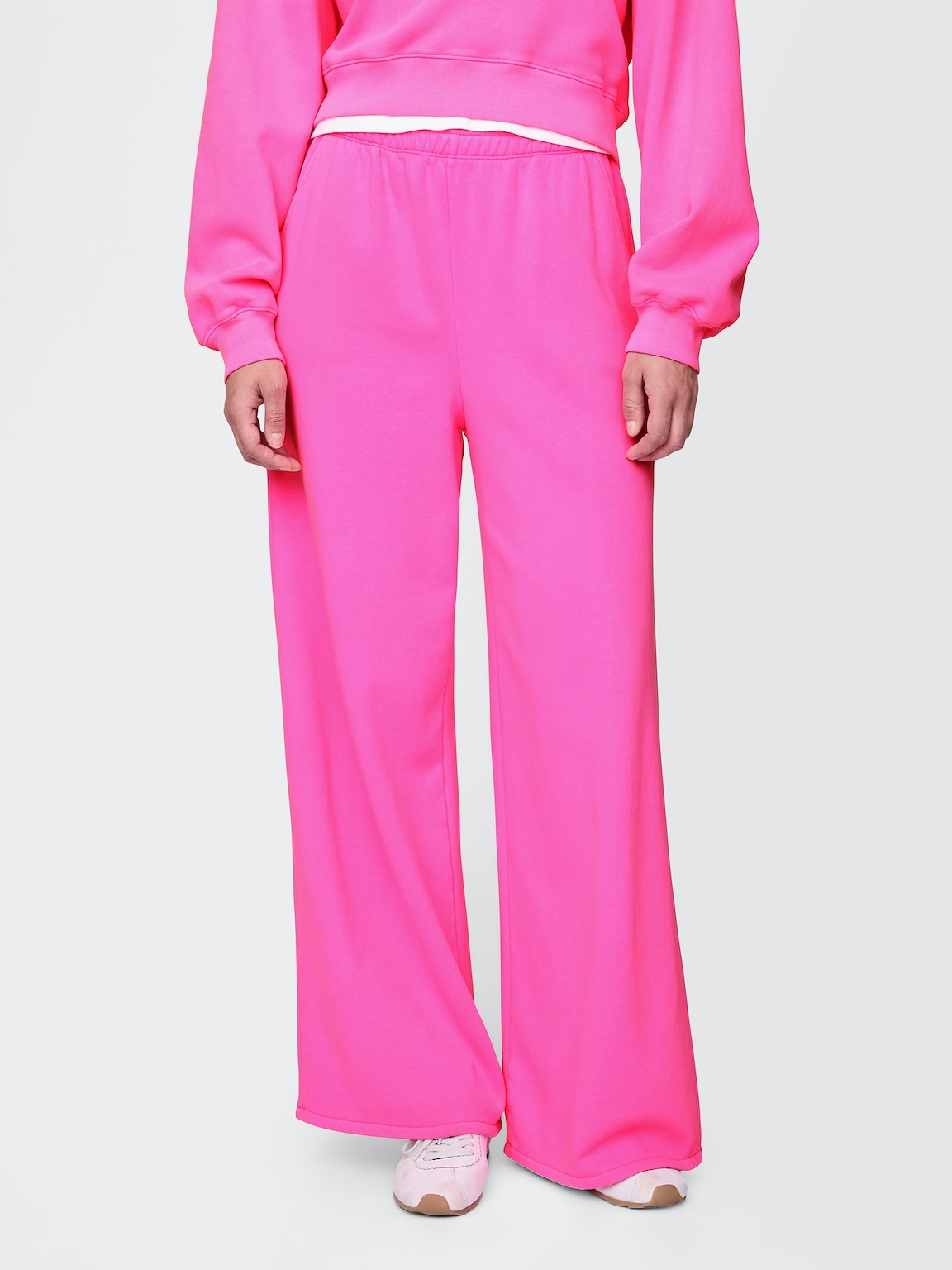 VintageSoft Baggy Wide-Leg Sweatpants