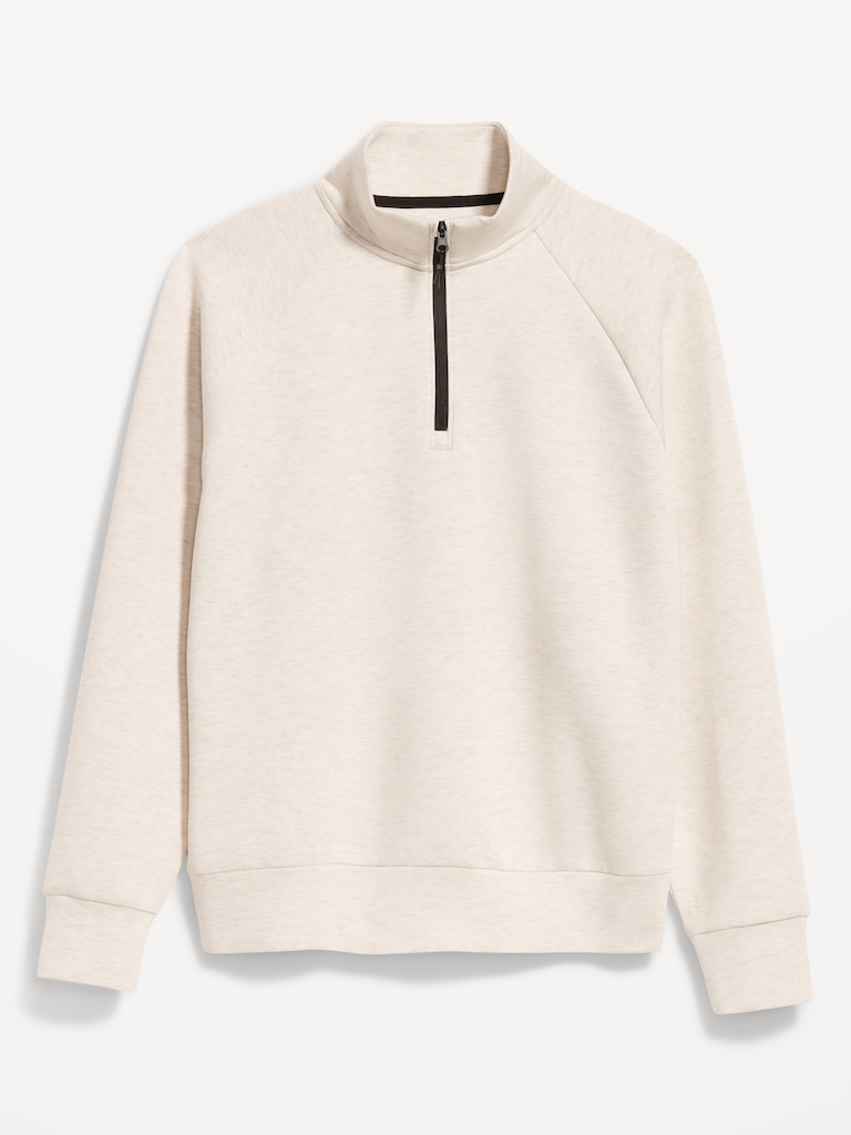 Oversized Quarter-Zip Bounce Fleece Pullover