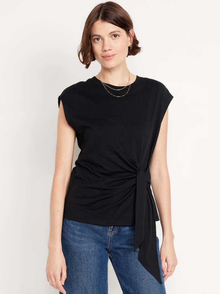 Haut passe-partout noué sur le côté